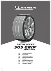 Michelin SNOW SOCKS SOS GRIP EVOLUTION Instrucciones De Uso