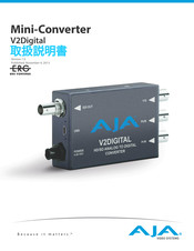 AJA Video Systems Inc V2Digital Manual Del Usuario