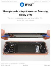 Samsung Galaxy S10e Guia De Inicio Rapido