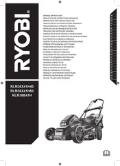 Ryobi RLM36X41H40 Traducción De Las Instrucciones Originales