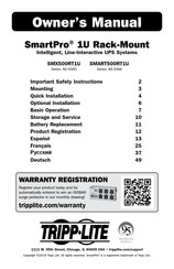 Tripp-Lite SMART500RT1U El Manual Del Propietario