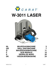 Carat W-3011 LASER Manual De Instrucciones