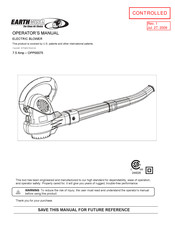 EarthWise OPP00075 Manual Del Operario