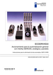 Mannesmann ECODRIVE03 Manual De Instrucciones