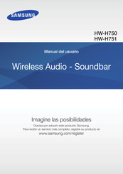 Samsung HW-H750 Manual Del Usuario