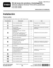 Toro 120-5030 Instrucciones De Instalación