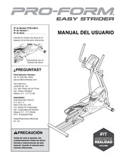 Pro-Form PFEL04813 Manual Del Usuario