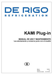 DE RIGO refrigeration Kami Plug-in Manual De Uso Y Mantenimiento