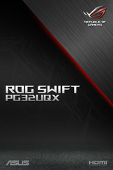 Asus ROG SWIFT PG32UQX Manual De Instrucciones