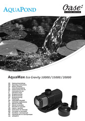 Oase AquaMax Eco Gravity 10000 Instrucciones De Uso