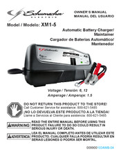 Schumacher Electric XM1-5 Manual Del Usuario