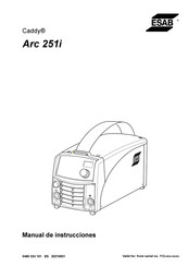 ESAB Caddy Arc 251i Manual De Instrucciones