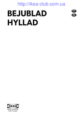 IKEA HYLLAD Manual Del Usuario