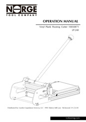 Norge LP-240 Operación Manual