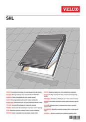 Velux SHL Manual Del Usuario