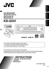 JVC KD-G541 Manual De Instrucciones