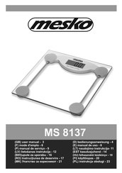 Mesko MS 8137 Manual De Uso