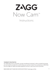 Zagg Now Cam Instrucciones