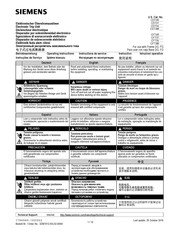 Siemens CDT3T Serie Manual De Instrucciones