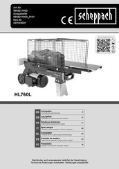 Scheppach HL760L Traducción Del Manual De Instrucciones Origina