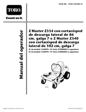 Toro Z Master Z334 Manual Del Operador