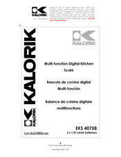 Kalorik EKS 40758 Manual De Instrucciones