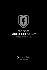 Mophie juice pack helium Manual Del Usuario