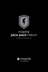 Mophie juice pack helium Manual Del Usuario