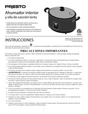 Presto 06014 Manual De Instrucciones