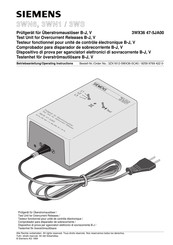 Siemens 3WN1/3WS Manual Del Usuario