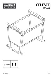 MAISONS DU MONDE CELESTE 193068 Manual De Instrucciones