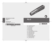 Bosch PLL 5 Manual Original
