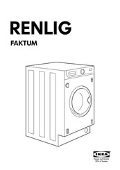 IKEA RENLIG FAKTUM Manual De Instrucciones