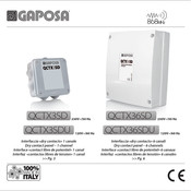 GAPOSA QCTX36SDU Manual De Instrucciones