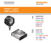 Renishaw SPRINT OSI-S Guia De Inicio Rapido