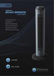 JAP Bionic Breeze Vancouver Manual De Instrucciones