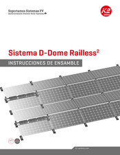 K2 Systems Sistema D-Dome Railless2 Instrucciones De Ensamble