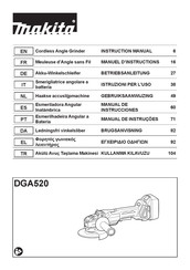 Makita DGA520 Manual De Instrucciones