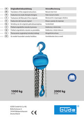 Gude 55104 Traducción Del Manual Original