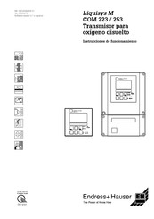 Endress+Hauser Liquisys M COM 223 Instrucciones De Funcionamiento