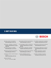 Bosch 1 687 010 561 Manual De Instrucciones