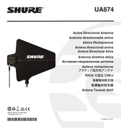 Shure UA874 Manual De Instrucciones