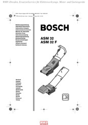 Bosch ASM 32 Instrucciones De Servicio