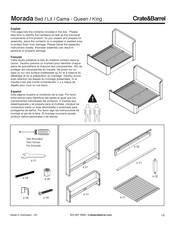 Crate&Barrel Morada Manual De Instrucciones