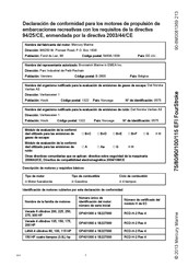 Mercury Marine 115 EFI FourStroke Manual Del Usuario