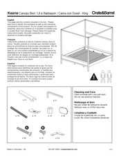 Crate&Barrel 667054 Manual De Instrucciones