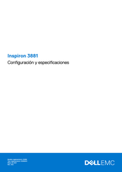 Dell Inspiron 3881 Configuración Y Especificaciones