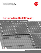 K2 Systems MiniRail XPRess Instrucciones De Ensamble