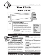Cadet EBHA Serie Manual Del Usuario