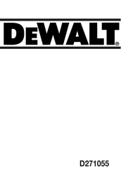 DeWalt D271055 Manual Del Usuario